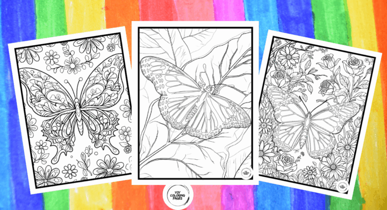 15+ Free Butterfly Coloring Pages