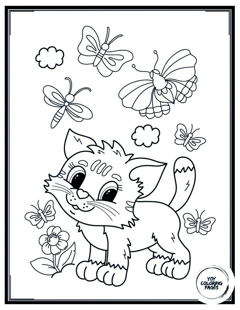 butterfly coloring pages
