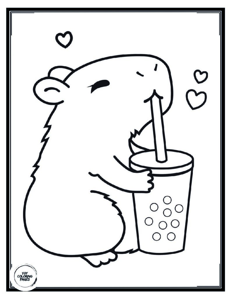 Cozy Tea Time Coloring Page 2 1 1 pdf