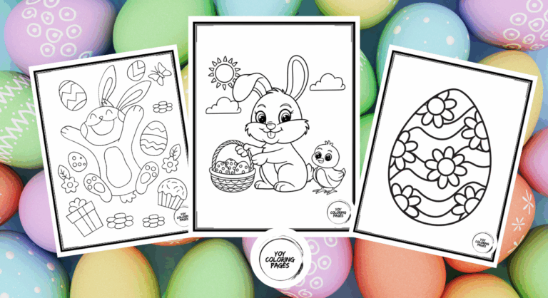 24+ Easter Egg coloring page