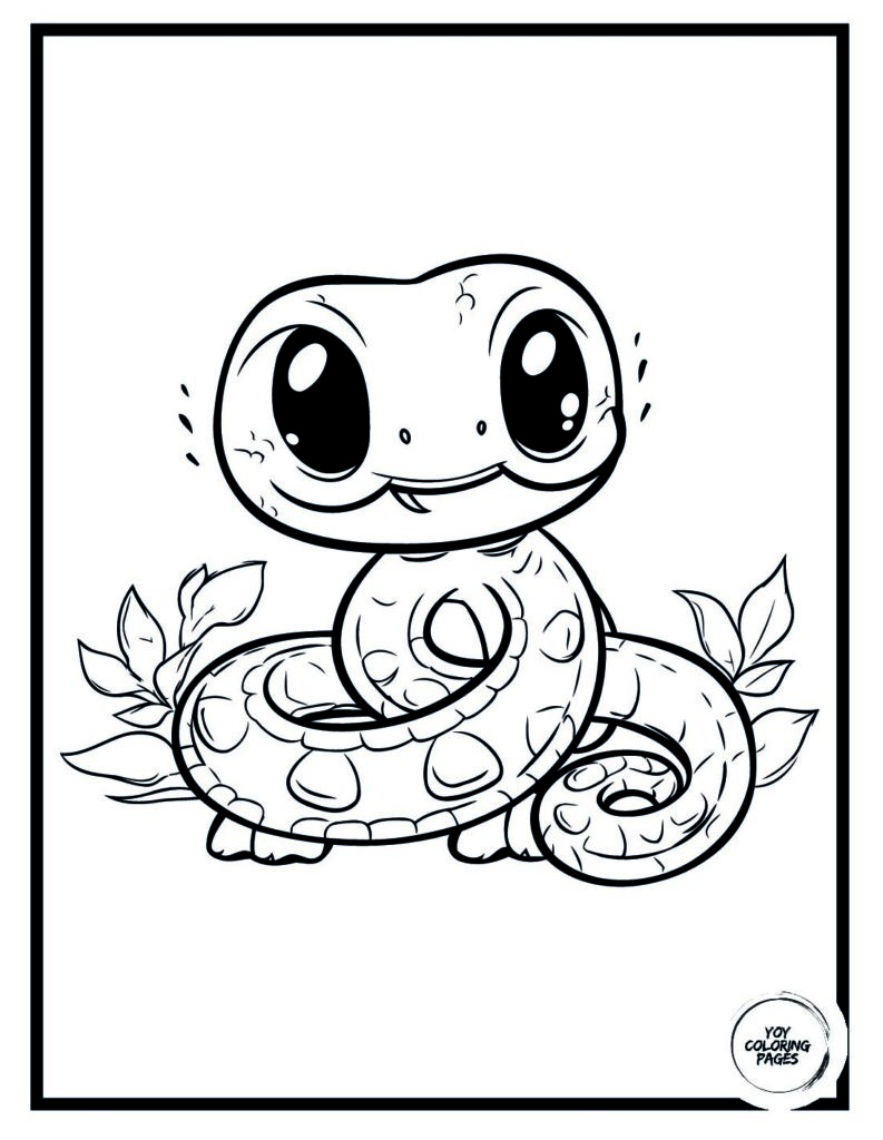 Hissing Snake Wishes Mom a Happy Mothers Day Coloring Page pdf