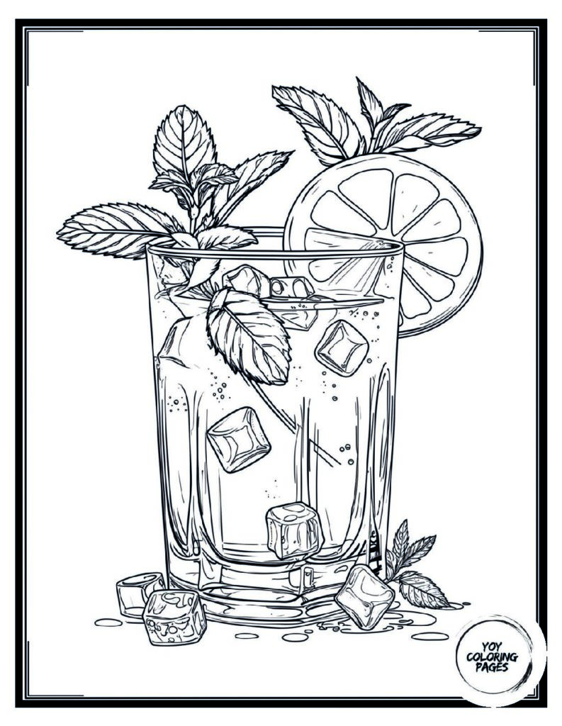 Summer Foods coloring pages
