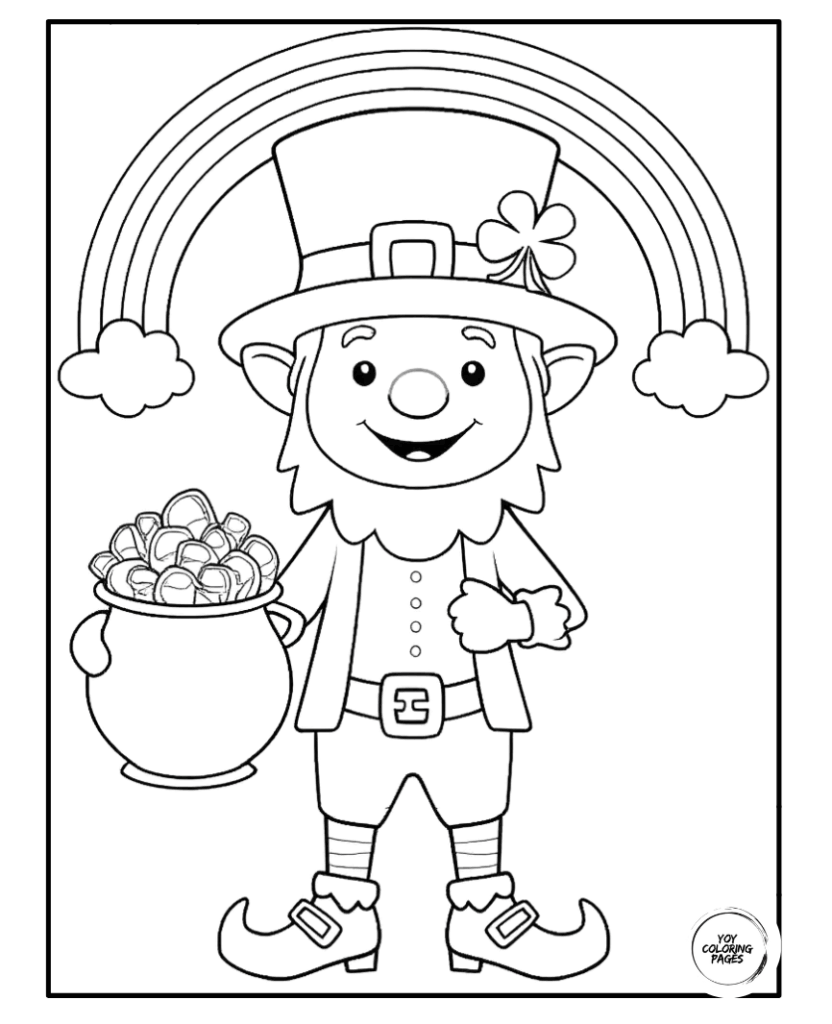 Leprechaun Coloring Pages