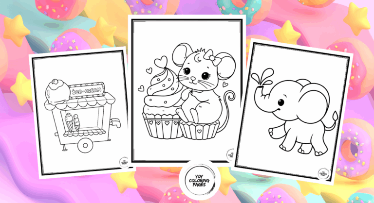 37 Free Printable Kawaii Coloring Pages for Kids