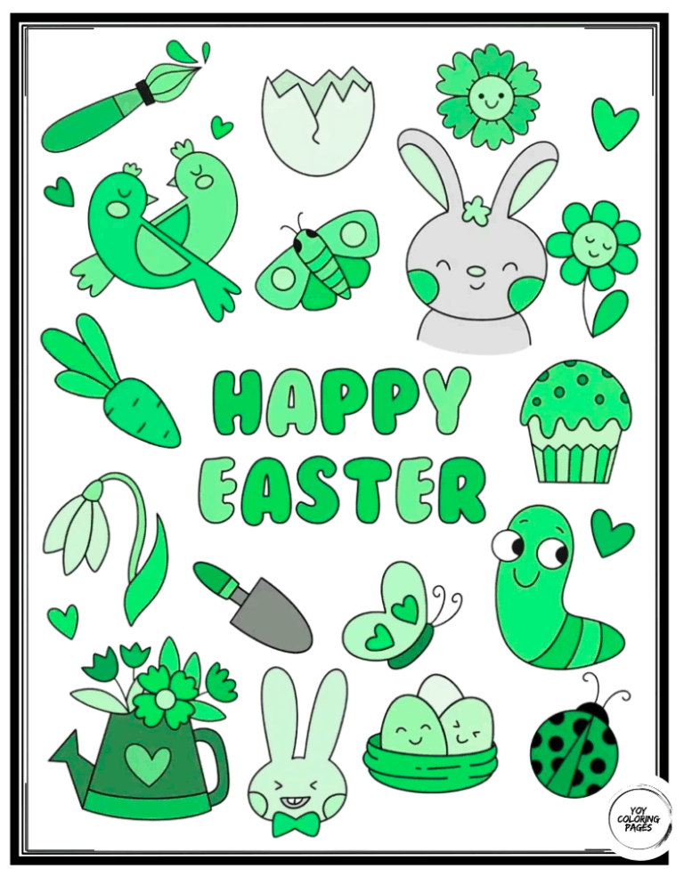 finished easter coloring pages 04