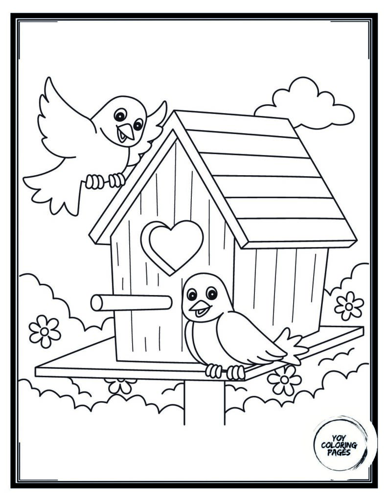 spring coloring pages for adults
