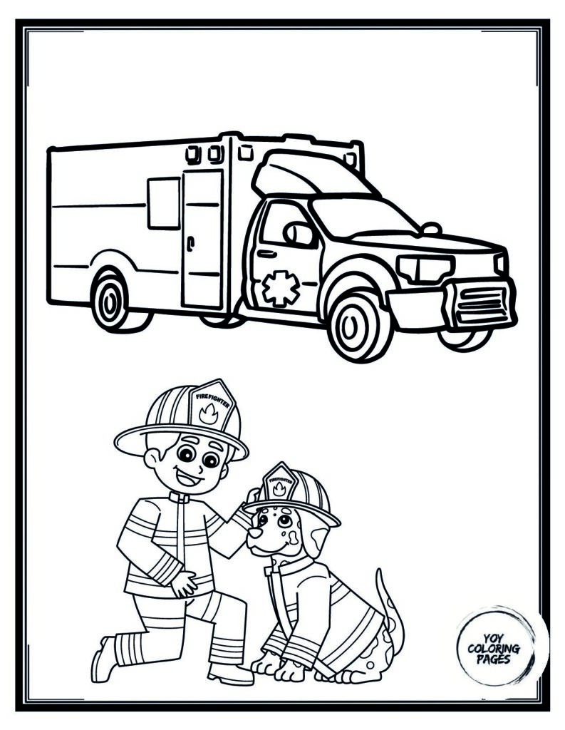 truck coloring pages
