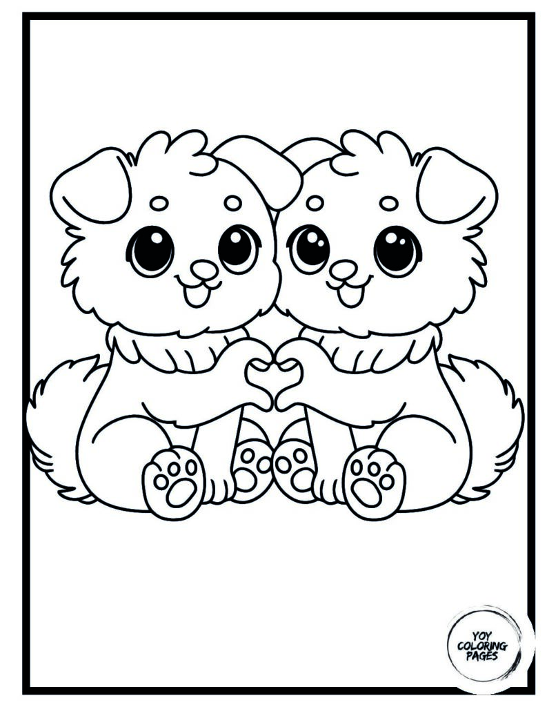 Love Letter Delivery Coloring Sheet pdf