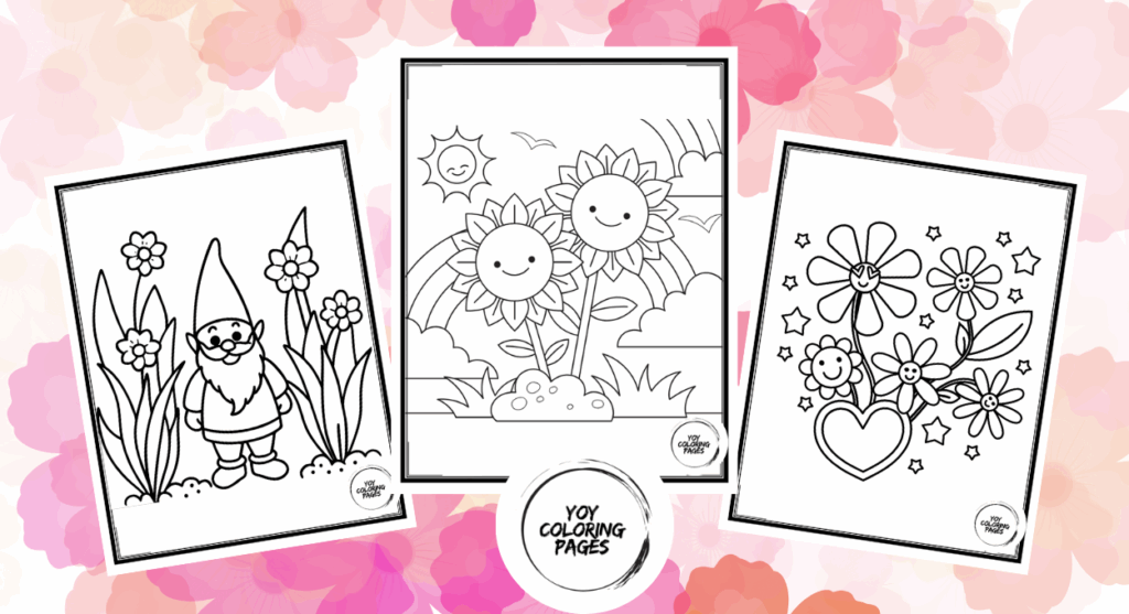 Spring Coloring Page