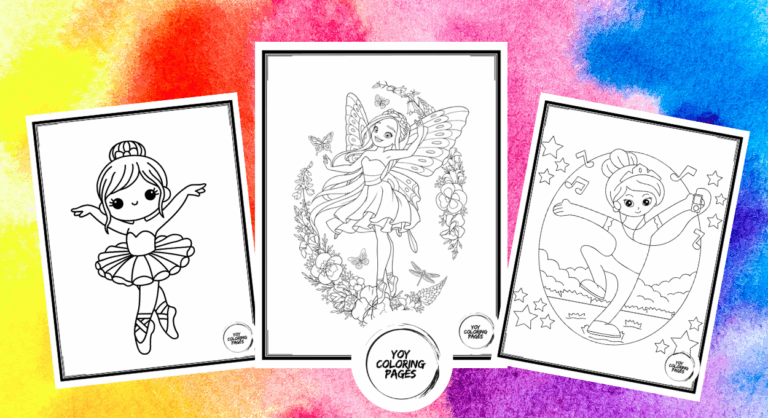 47 Free Printable Ballerina Coloring Pages